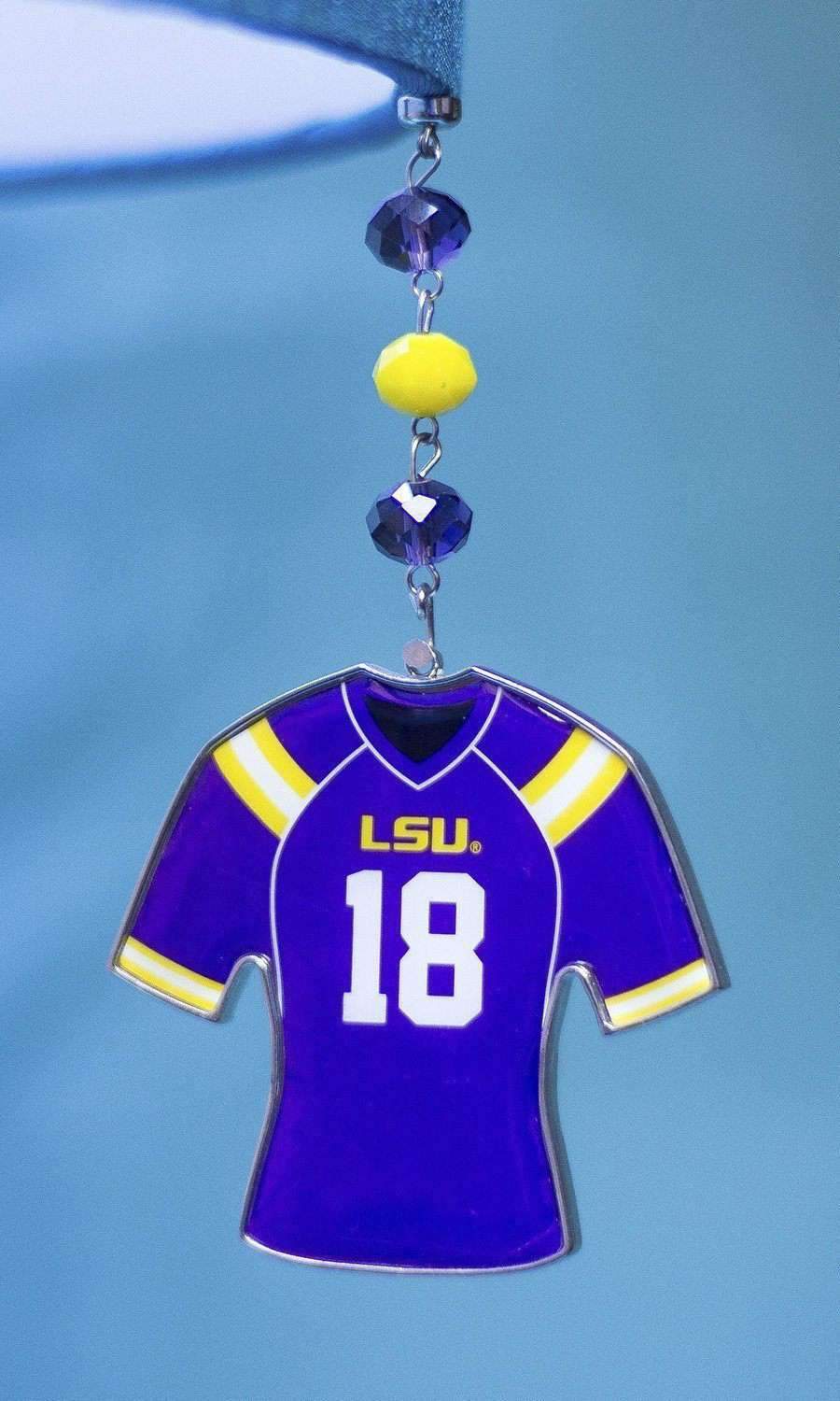 Louisiana State University - Jersey - MAGNETIC ORNAMENT (SET/3) - MagTrim Designs LLC