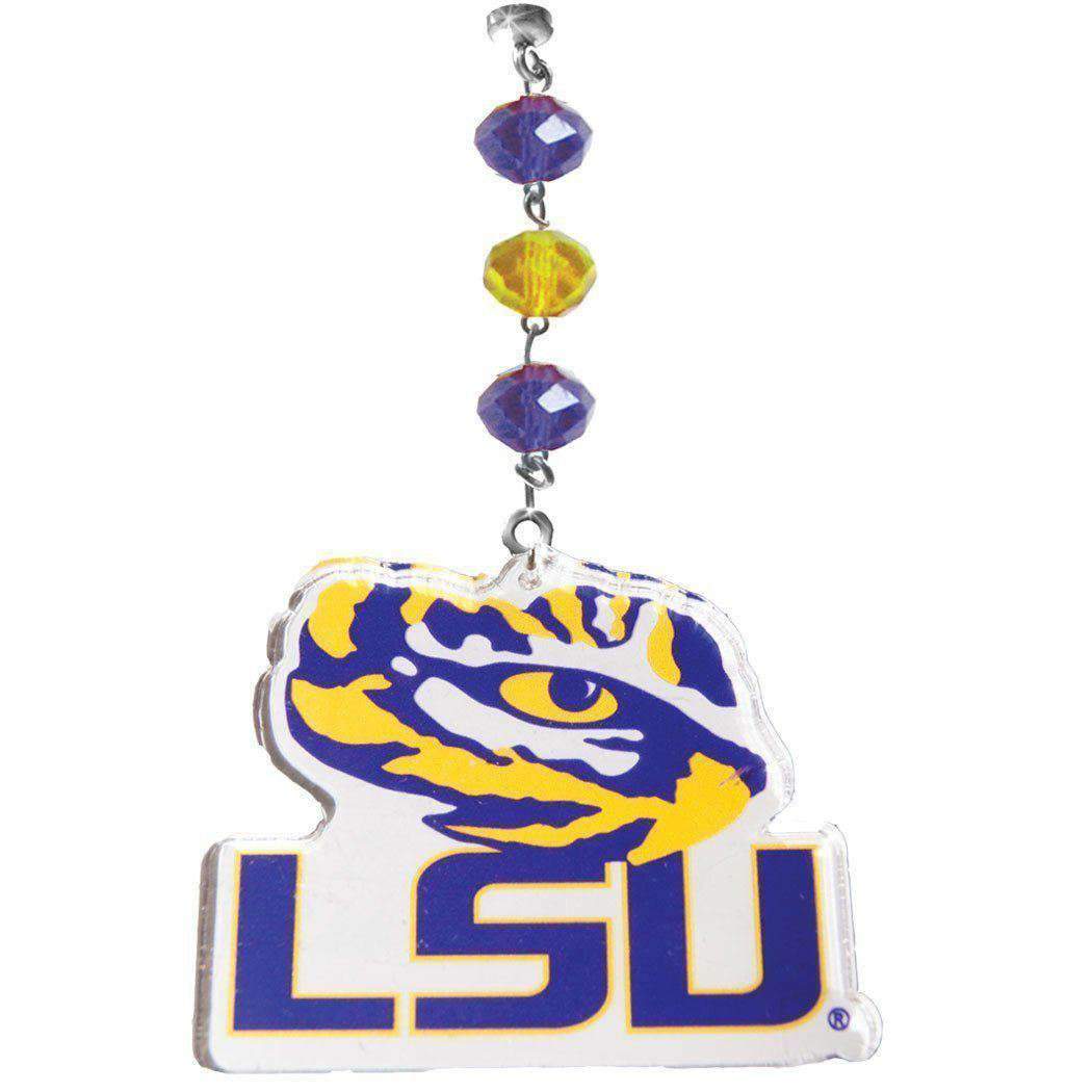 Louisiana State University - Logo Acrylic - MAGNETIC ORNAMENT (SET/3) - MagTrim Designs LLC