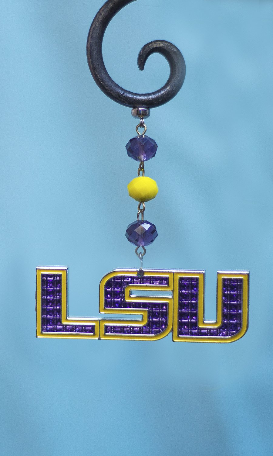 Louisiana State University - Logo Bling - MAGNETIC ORNAMENT (SET/3) - MagTrim Designs LLC