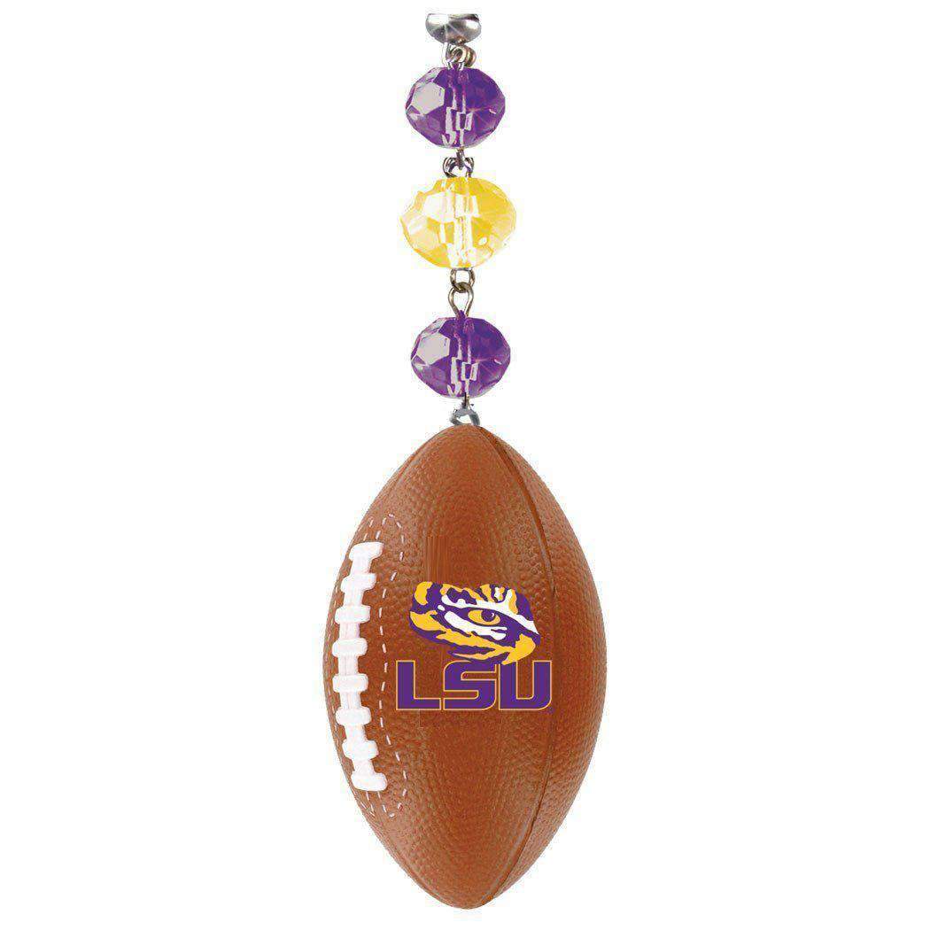 Louisiana State University - Team FOOTBALL - MAGNETIC ORNAMENT (SET/3) - MagTrim Designs LLC