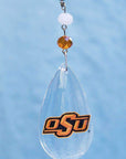 Oklahoma State University - Logo Crystal (set of 3) MAGNETIC ORNAMENT - MagTrim Designs LLC