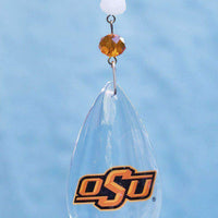 Oklahoma State University - Logo Crystal (set of 3) MAGNETIC ORNAMENT - MagTrim Designs LLC