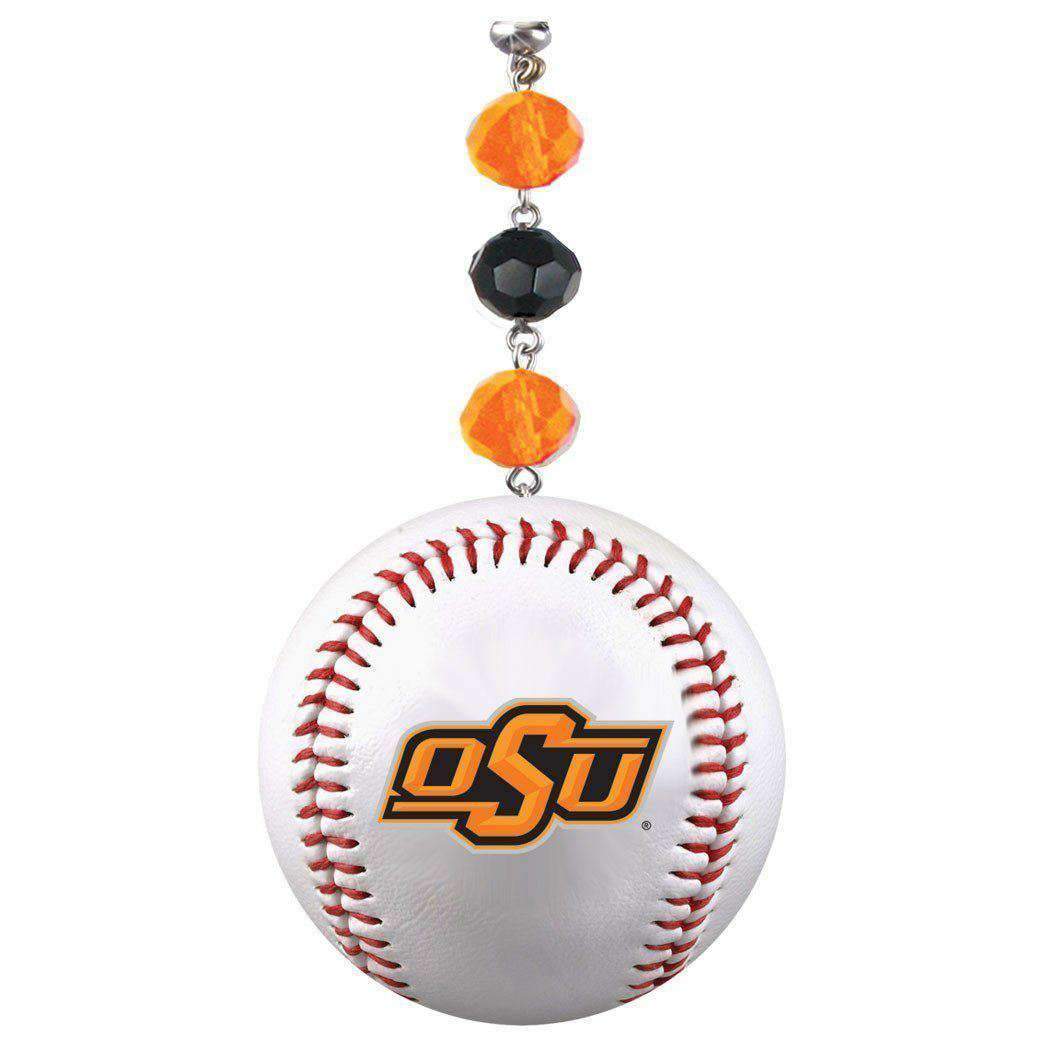 Oklahoma State University - Team BASEBALL (set of 3) MAGNETIC ORNAMENT - MagTrim Designs LLC