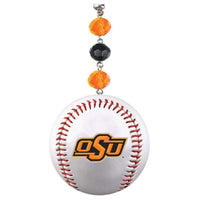 Oklahoma State University - Team BASEBALL (set of 3) MAGNETIC ORNAMENT - MagTrim Designs LLC