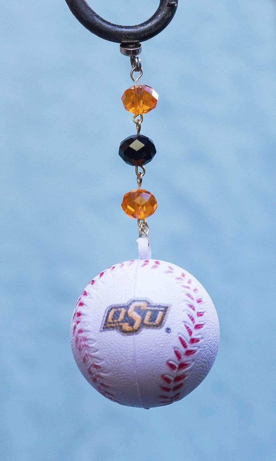 Oklahoma State University - Team BASEBALL (set of 3) MAGNETIC ORNAMENT - MagTrim Designs LLC