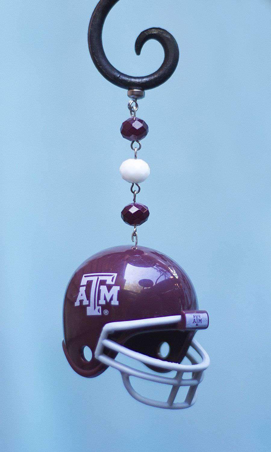 Texas A & M University - Helmet (set of 3) MAGNETIC ORNAMENT - MagTrim Designs LLC