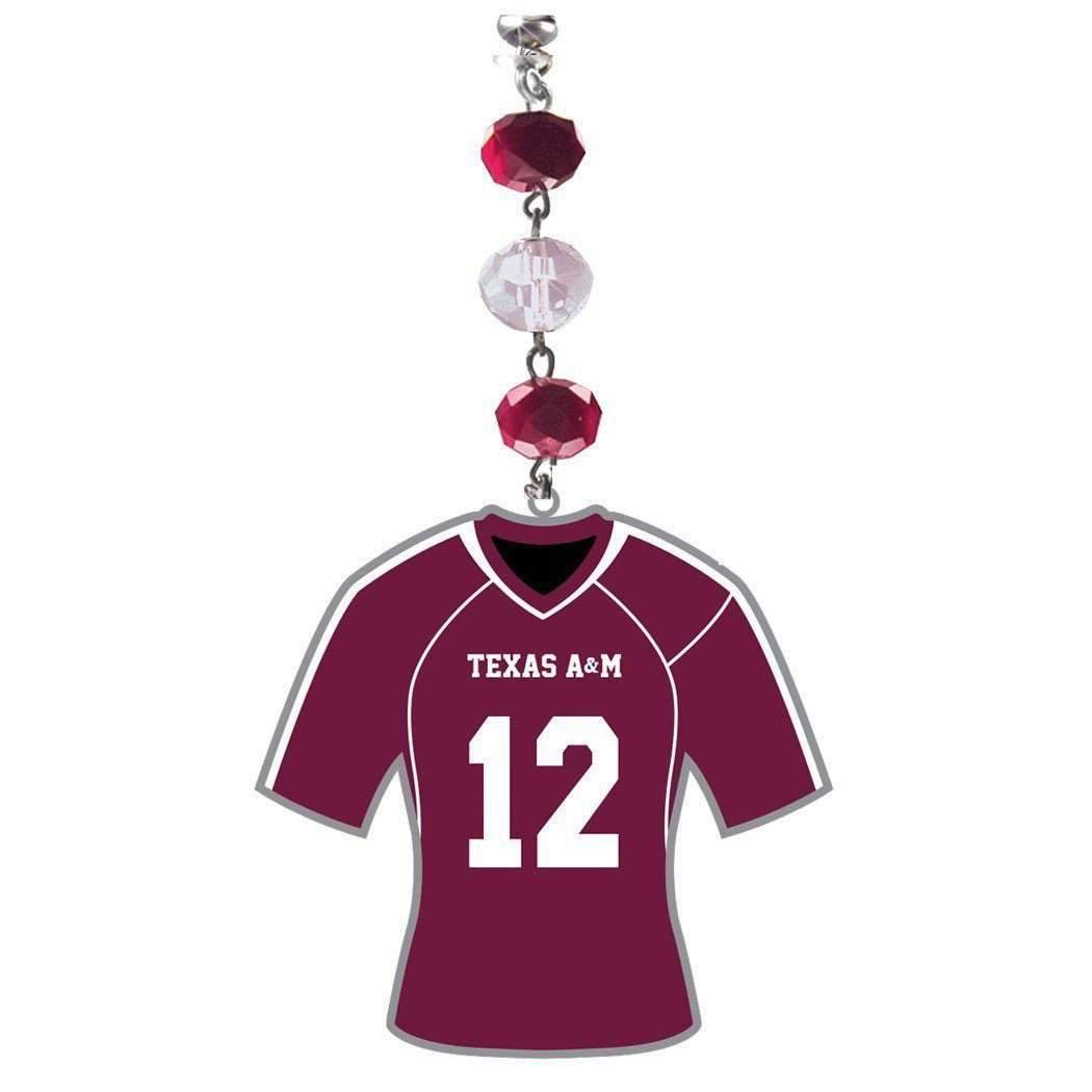 Texas A &amp; M University - Jersey (set of 3) MAGNETIC ORNAMENT - MagTrim Designs LLC