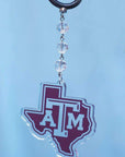 Texas A & M University - Logo Acrylic (set of 3) MAGNETIC ORNAMENT - MagTrim Designs LLC