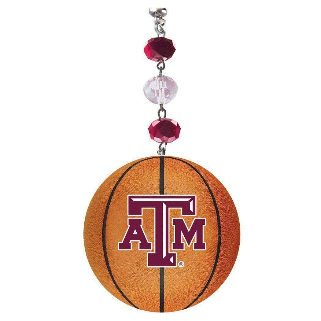 Texas A & M University - Team BASKETBALL (set of 3) MAGNETIC ORNAMENT - MagTrim Designs LLC
