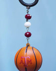 Texas A & M University - Team BASKETBALL (set of 3) MAGNETIC ORNAMENT - MagTrim Designs LLC