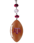 Texas A & M University - Team FOOTBALL (set of 3) MAGNETIC ORNAMENT - MagTrim Designs LLC