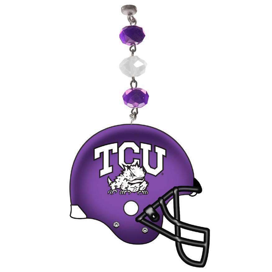 Texas Christian University - Helmet (set of 3) MAGNETIC ORNAMENT - MagTrim Designs LLC