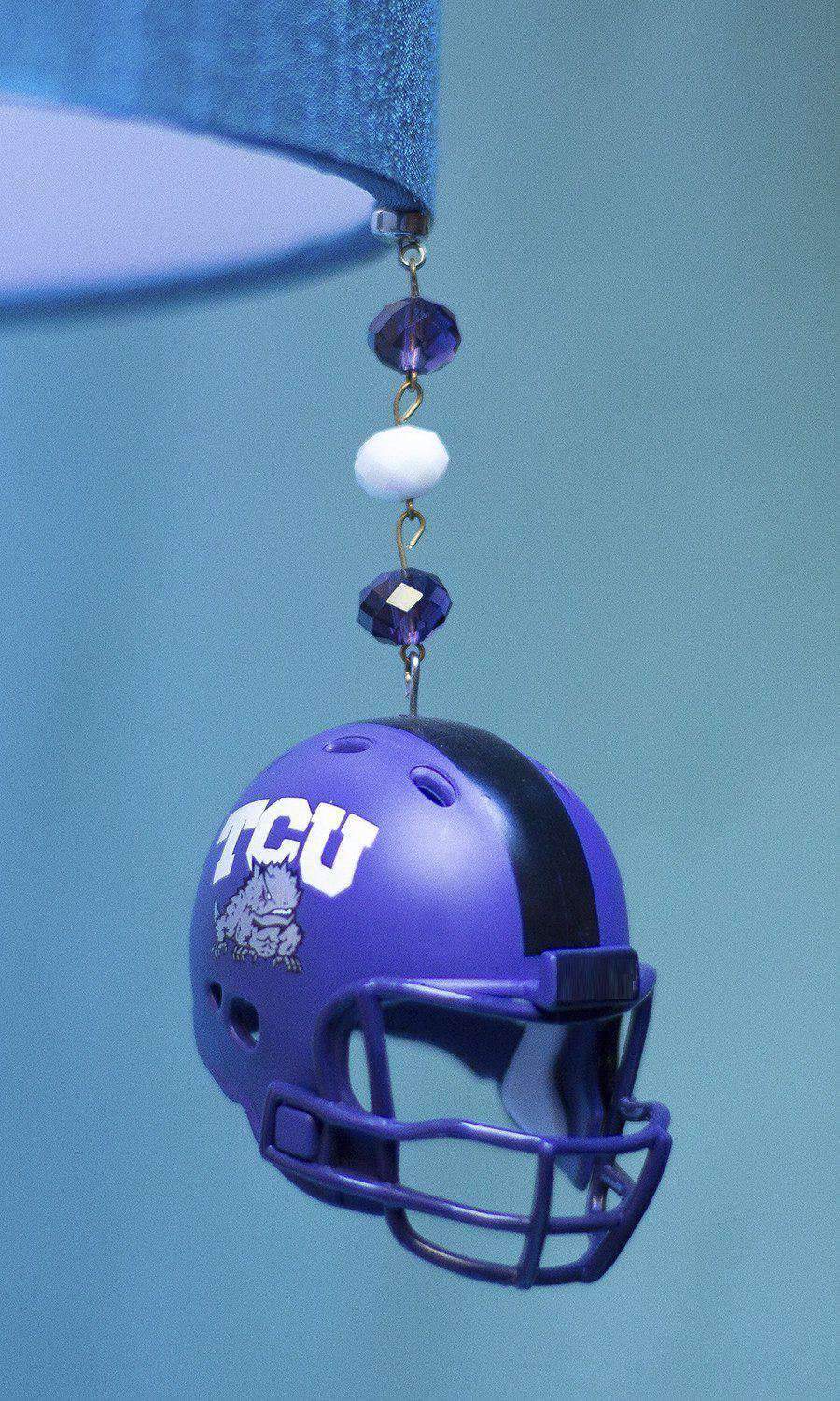 Texas Christian University - Helmet (set of 3) MAGNETIC ORNAMENT - MagTrim Designs LLC