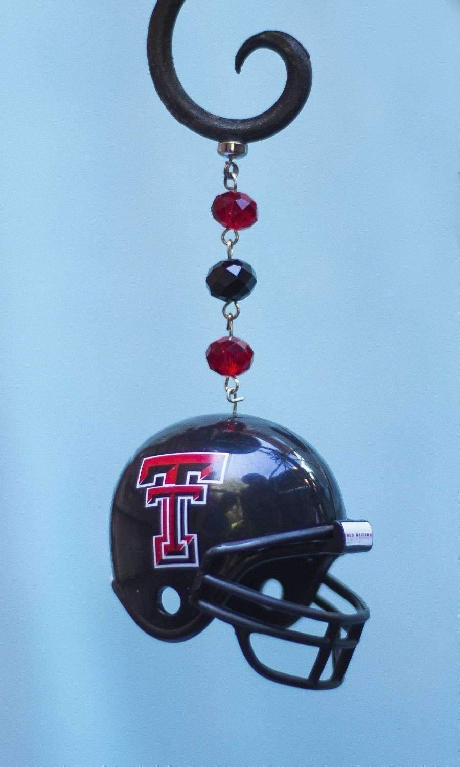 Texas Tech - Helmet (set of 3) MAGNETIC ORNAMENT - MagTrim Designs LLC