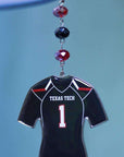 Texas Tech University - Jersey (set of 3) MAGNETIC ORNAMENT - MagTrim Designs LLC