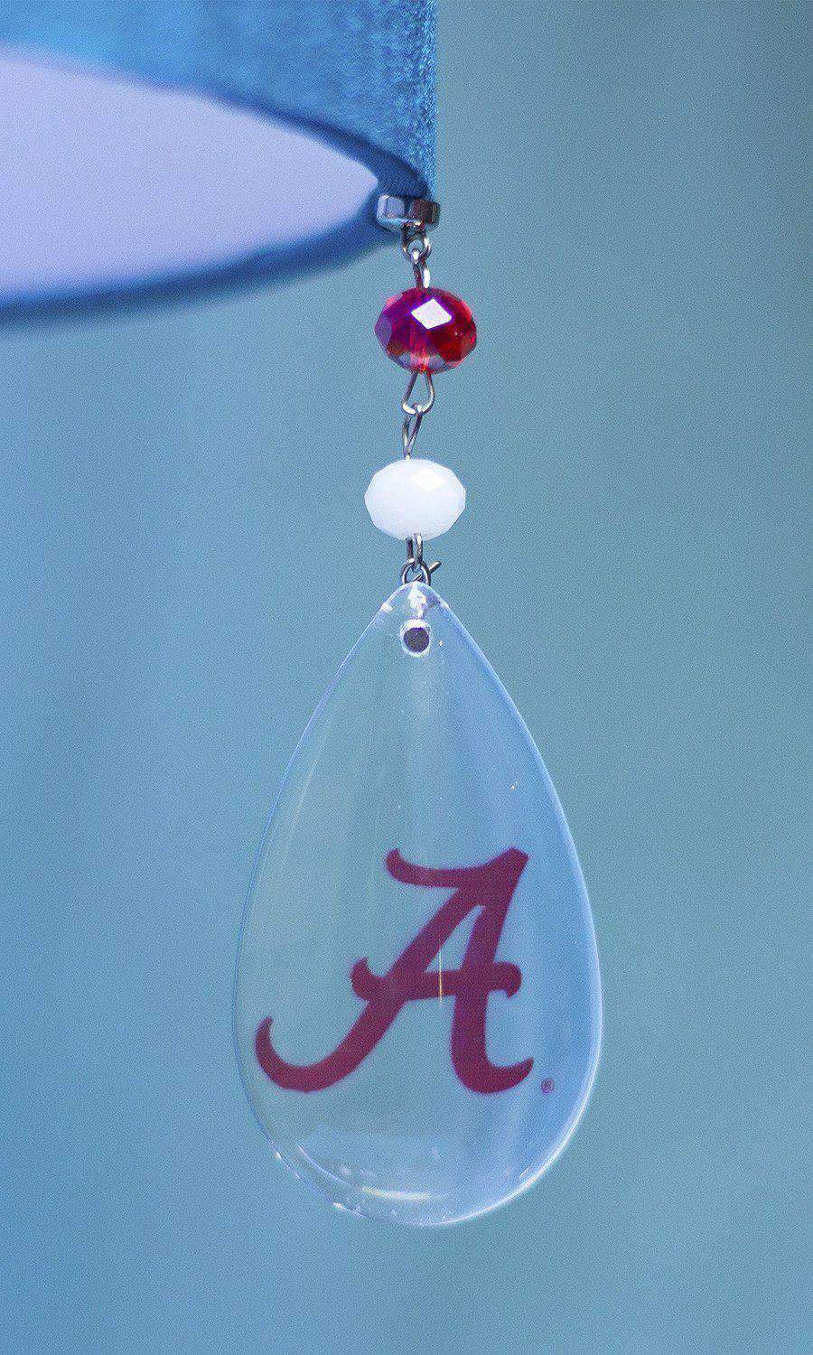 University of Alabama- Logo Crystal - MAGNETIC ORNAMENT (SET/3) - MagTrim Designs LLC