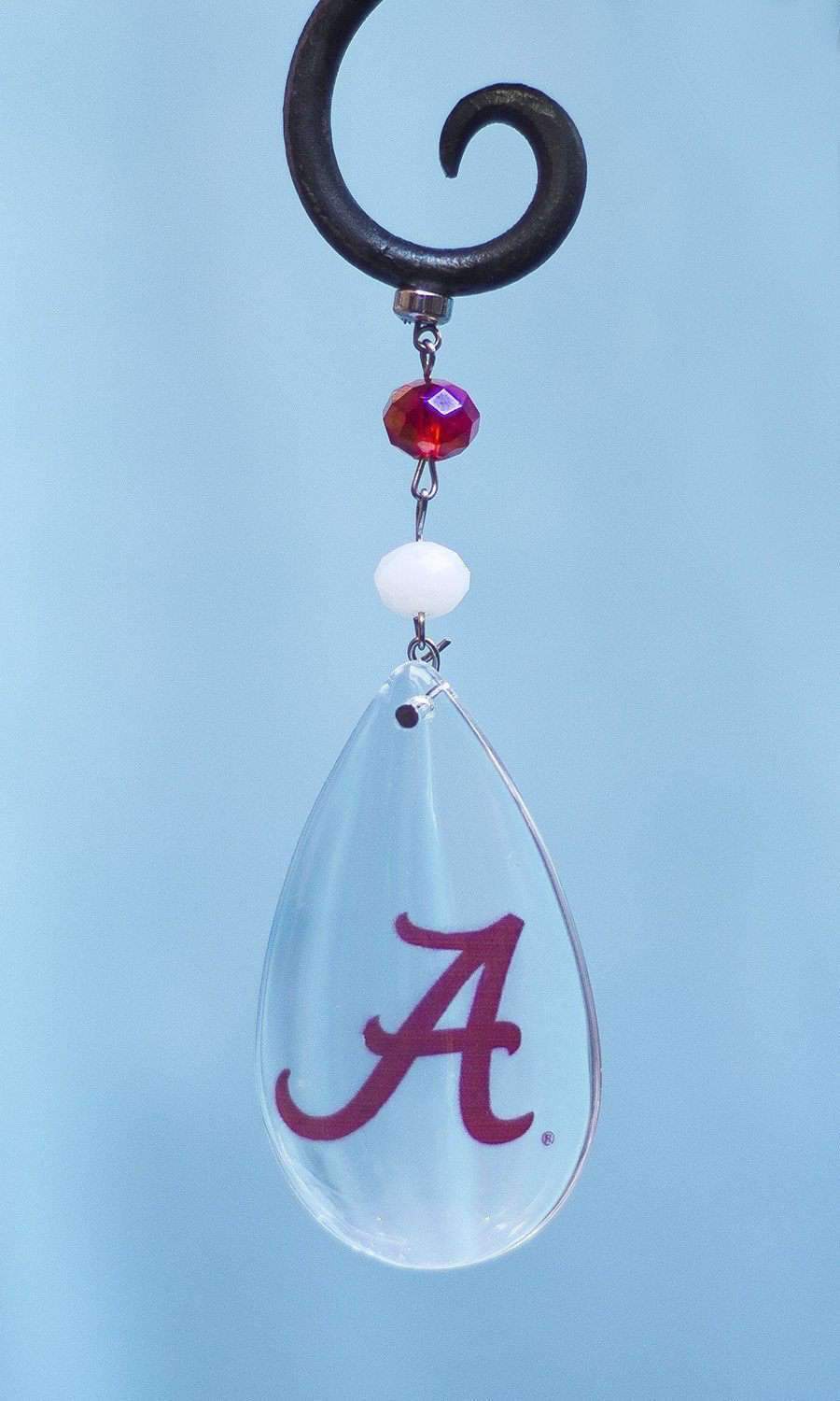 University of Alabama- Logo Crystal - MAGNETIC ORNAMENT (SET/3) - MagTrim Designs LLC