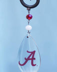 University of Alabama- Logo Crystal - MAGNETIC ORNAMENT (SET/3) - MagTrim Designs LLC