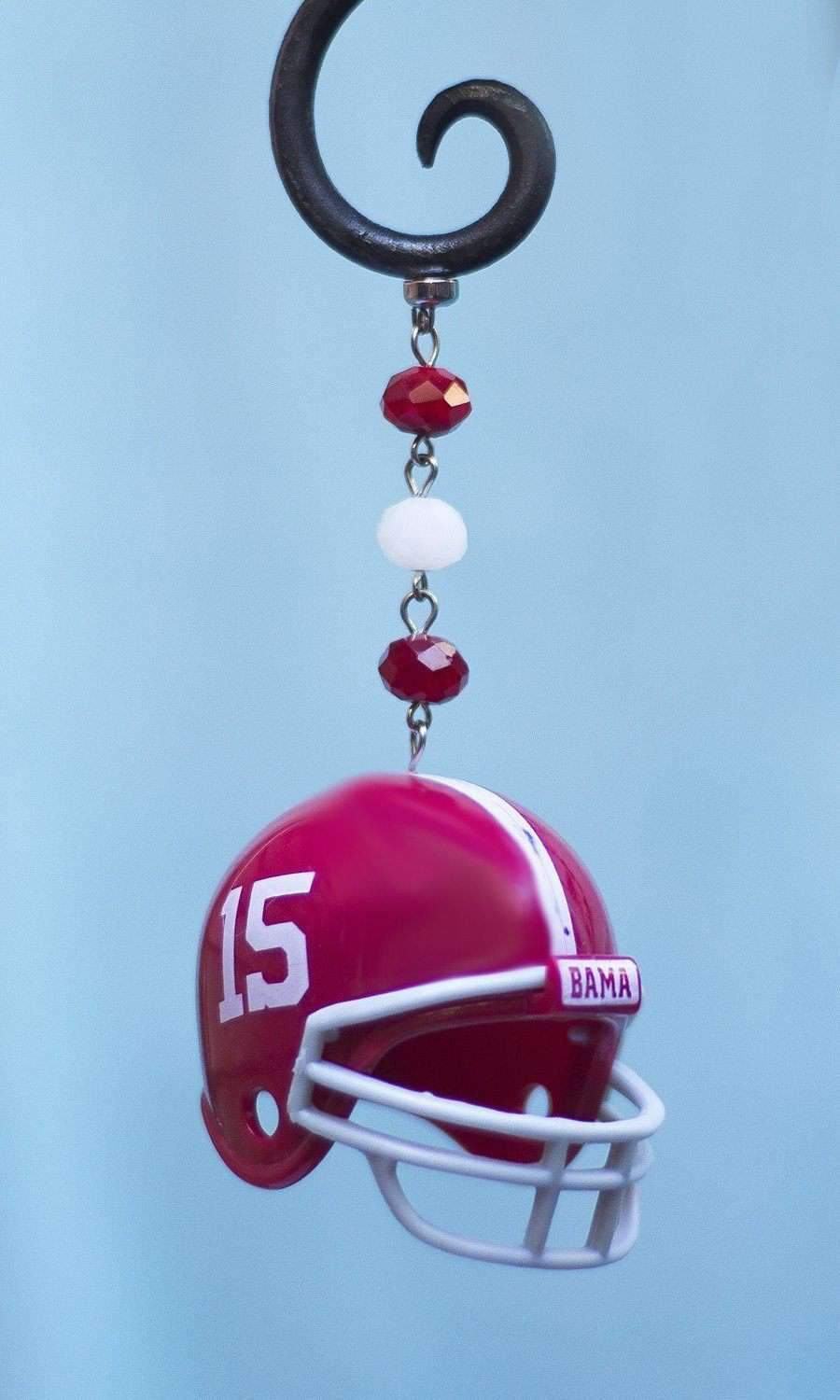 University of Alabama - Logo HELMET - MAGNETIC ORNAMENT (SET/3) - MagTrim Designs LLC