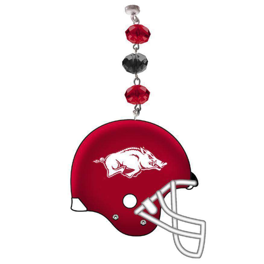 University of Arkansas - Helmet (set of 3) MAGNETIC ORNAMENT - MagTrim Designs LLC