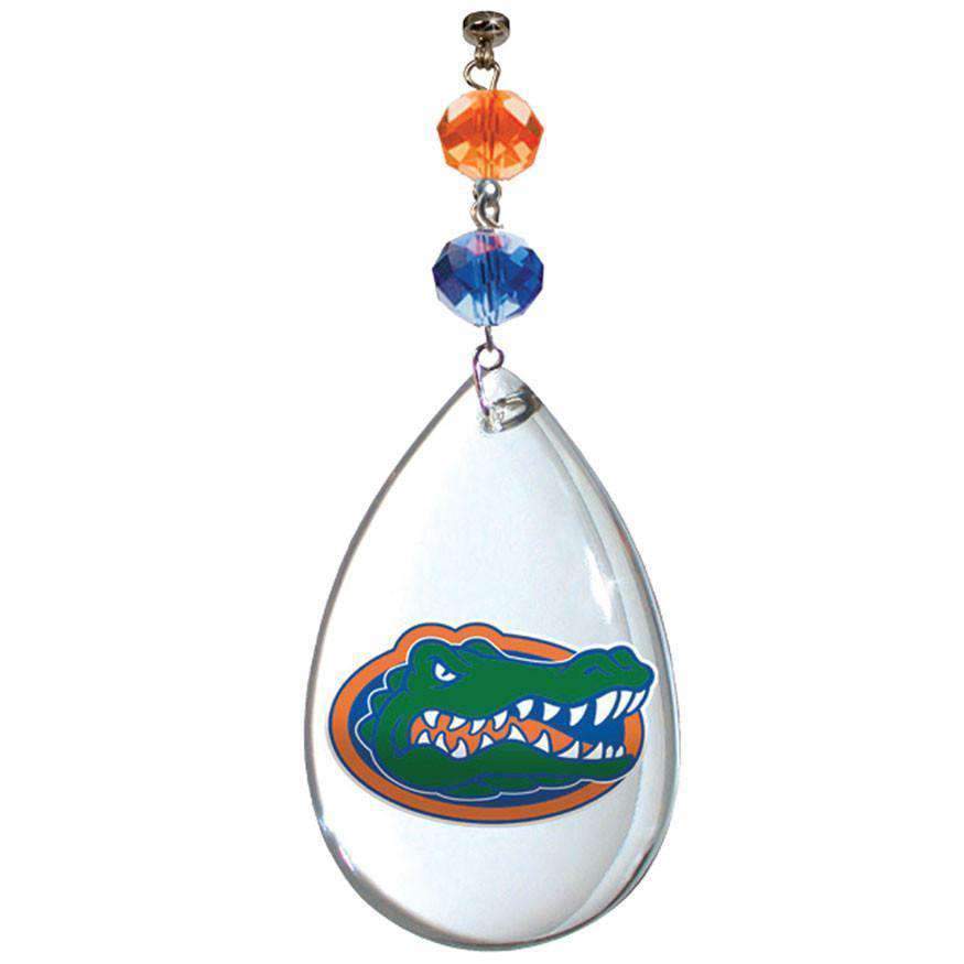 University of Florida - Logo Crystal (set of 3) MAGNETIC ORNAMENT - MagTrim Designs LLC