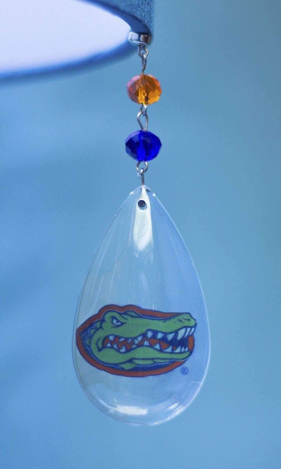 University of Florida - Logo Crystal (set of 3) MAGNETIC ORNAMENT - MagTrim Designs LLC