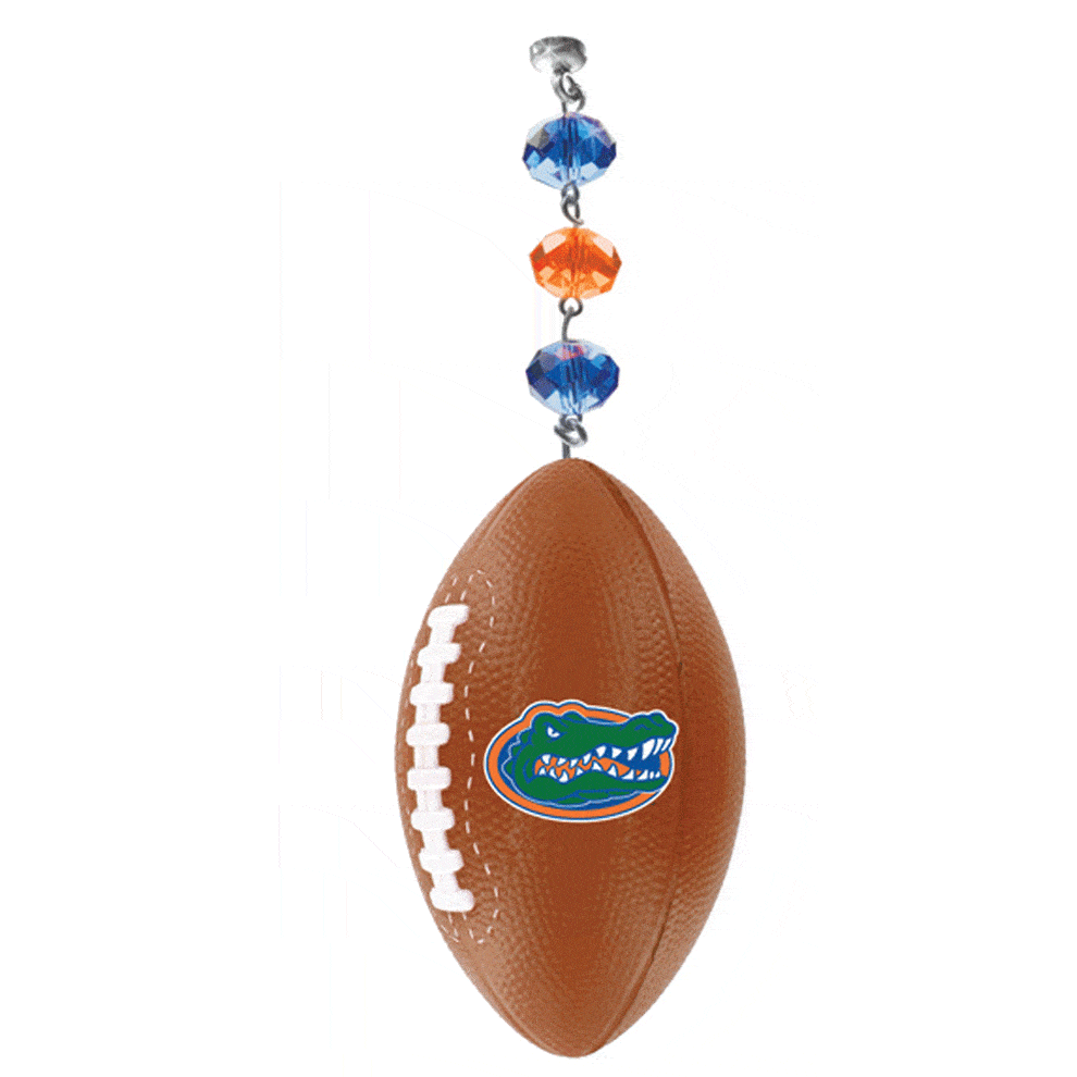 University of Florida - Logo Football (Set of 3) MAGNETIC ORNAMENT - MagTrim Designs LLC