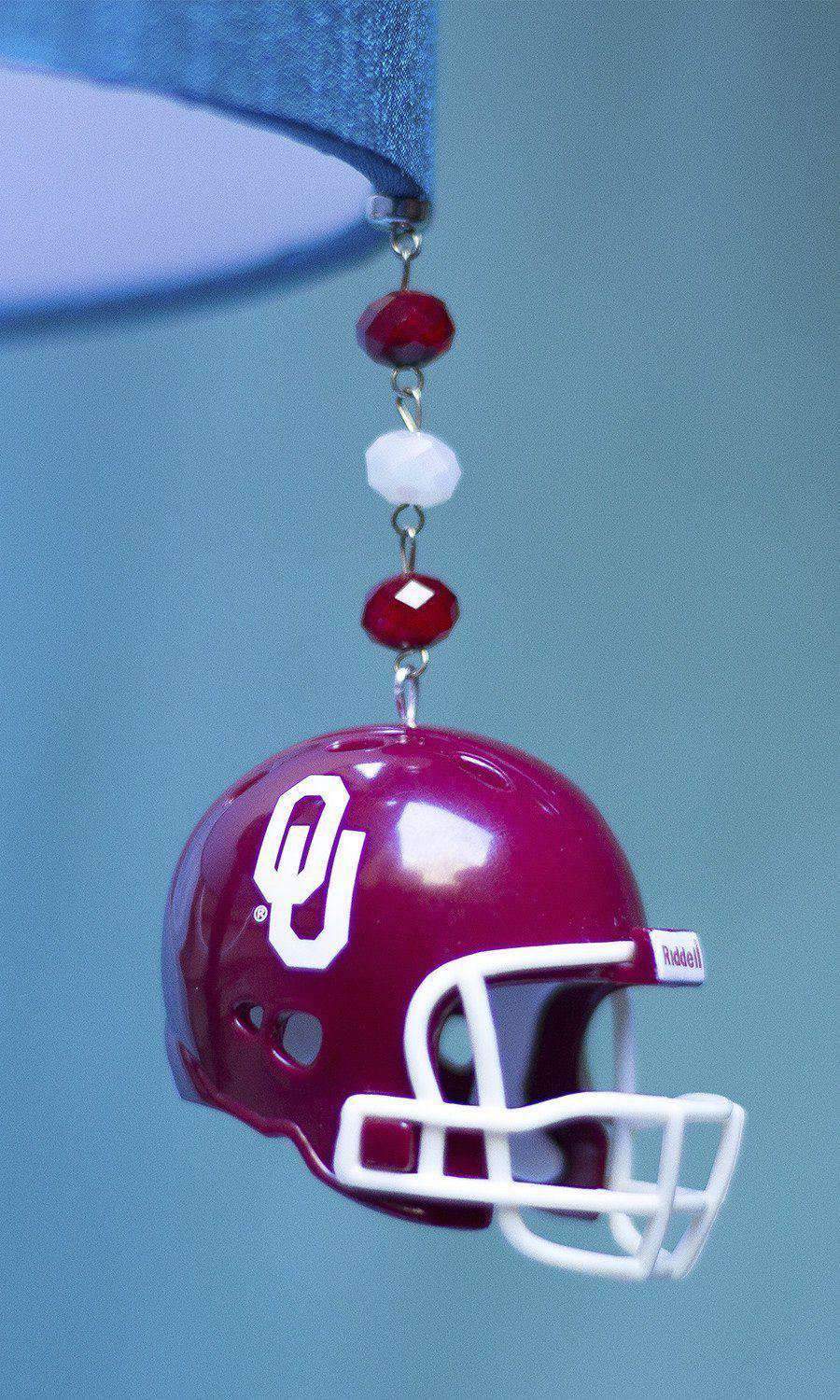 University of Oklahoma - Helmet (set of 3) MAGNETIC ORNAMENT - MagTrim Designs LLC