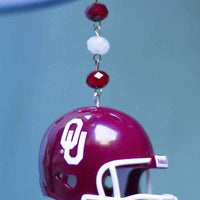University of Oklahoma - Helmet (set of 3) MAGNETIC ORNAMENT - MagTrim Designs LLC