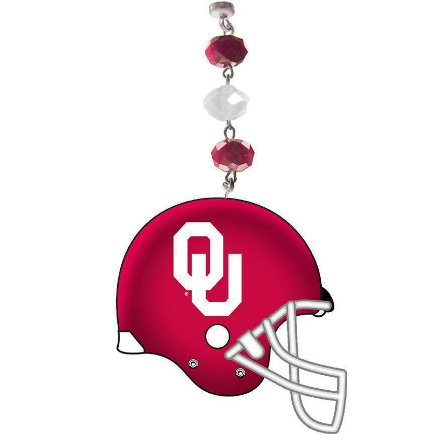 University of Oklahoma - Helmet (set of 3) MAGNETIC ORNAMENT - MagTrim Designs LLC