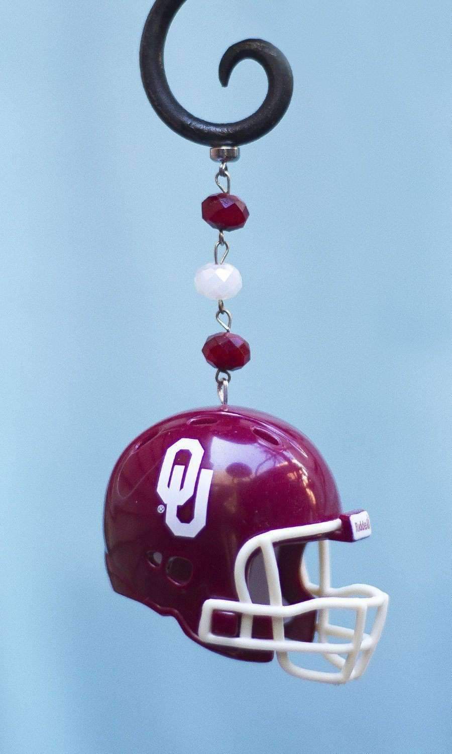 University of Oklahoma - Helmet (set of 3) MAGNETIC ORNAMENT - MagTrim Designs LLC