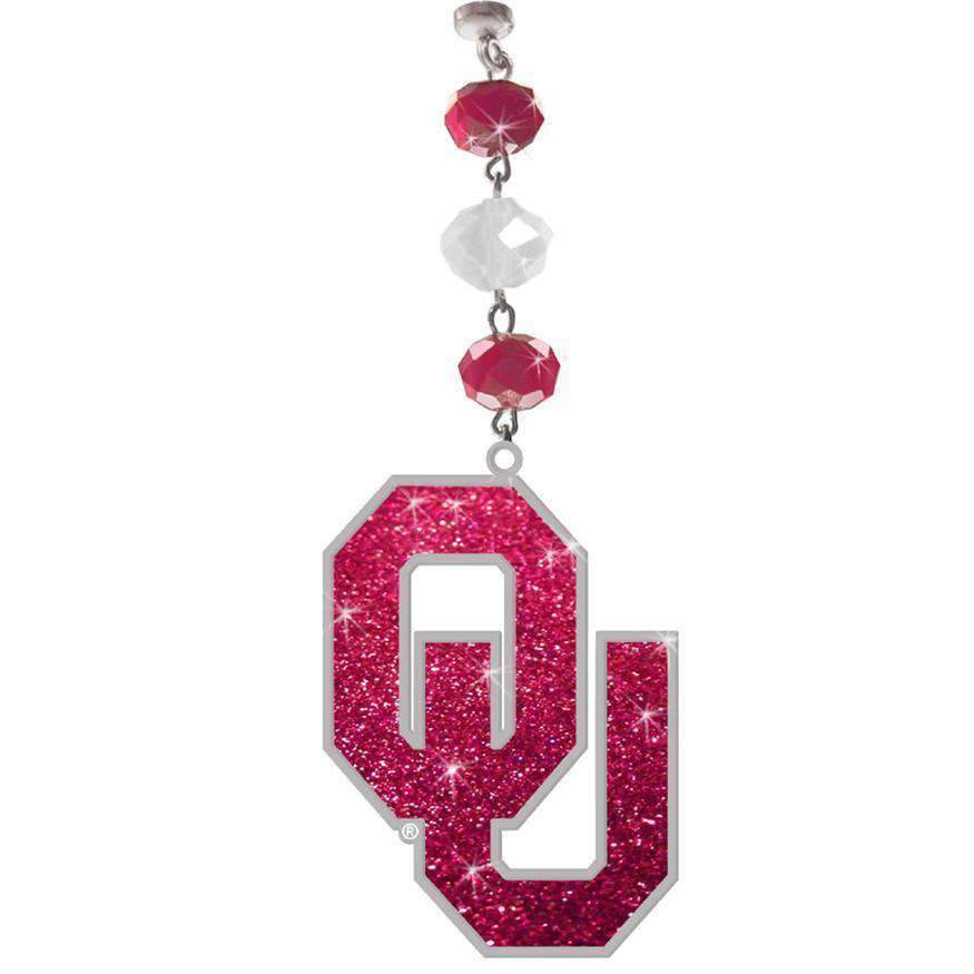 University of Oklahoma - Logo Bling (set of 3) MAGNETIC ORNAMENT - MagTrim Designs LLC