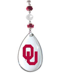 University of Oklahoma- Logo Crystal (set of 3) MAGNETIC ORNAMENT MagTrim  (6059746373)