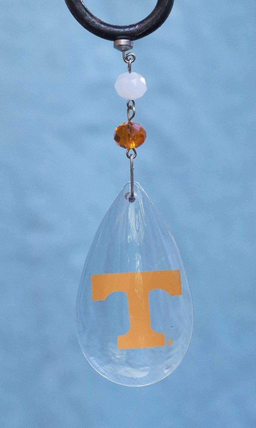 University of Tennessee- Logo Crystal (set of 3) MAGNETIC ORNAMENT - MagTrim Designs LLC