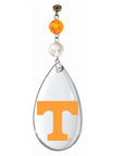 University of Tennessee- Logo Crystal (set of 3) MAGNETIC ORNAMENT - MagTrim Designs LLC